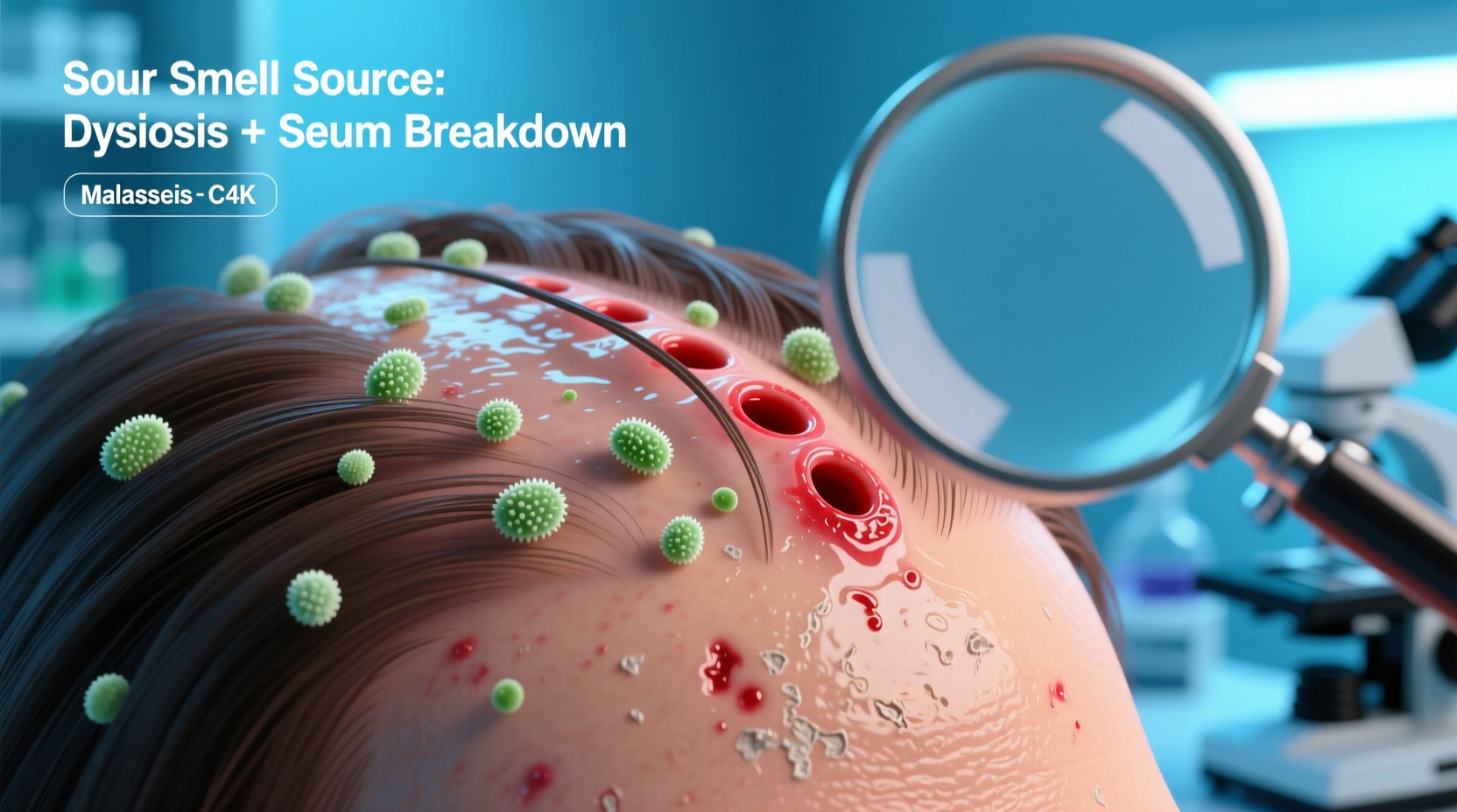 why does my scalp smell sour even after washing hygiene fixes