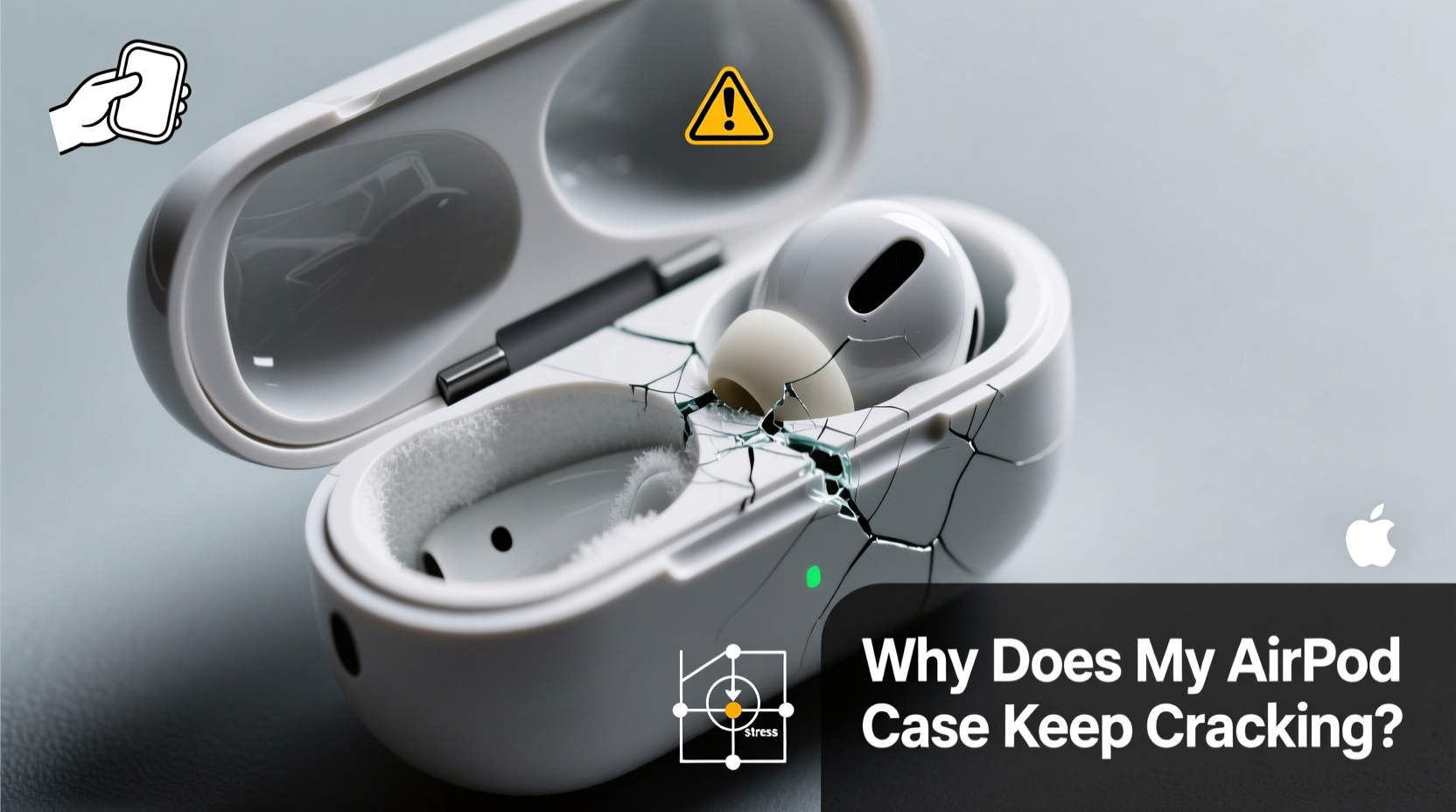 why does my airpod case keep cracking and how to prevent it