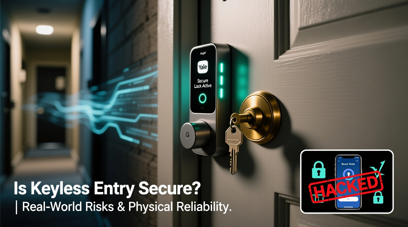 Image showcasing Smart Lock Vs Traditional Deadbolt Is Keyless Entry Actually Secure Or ...