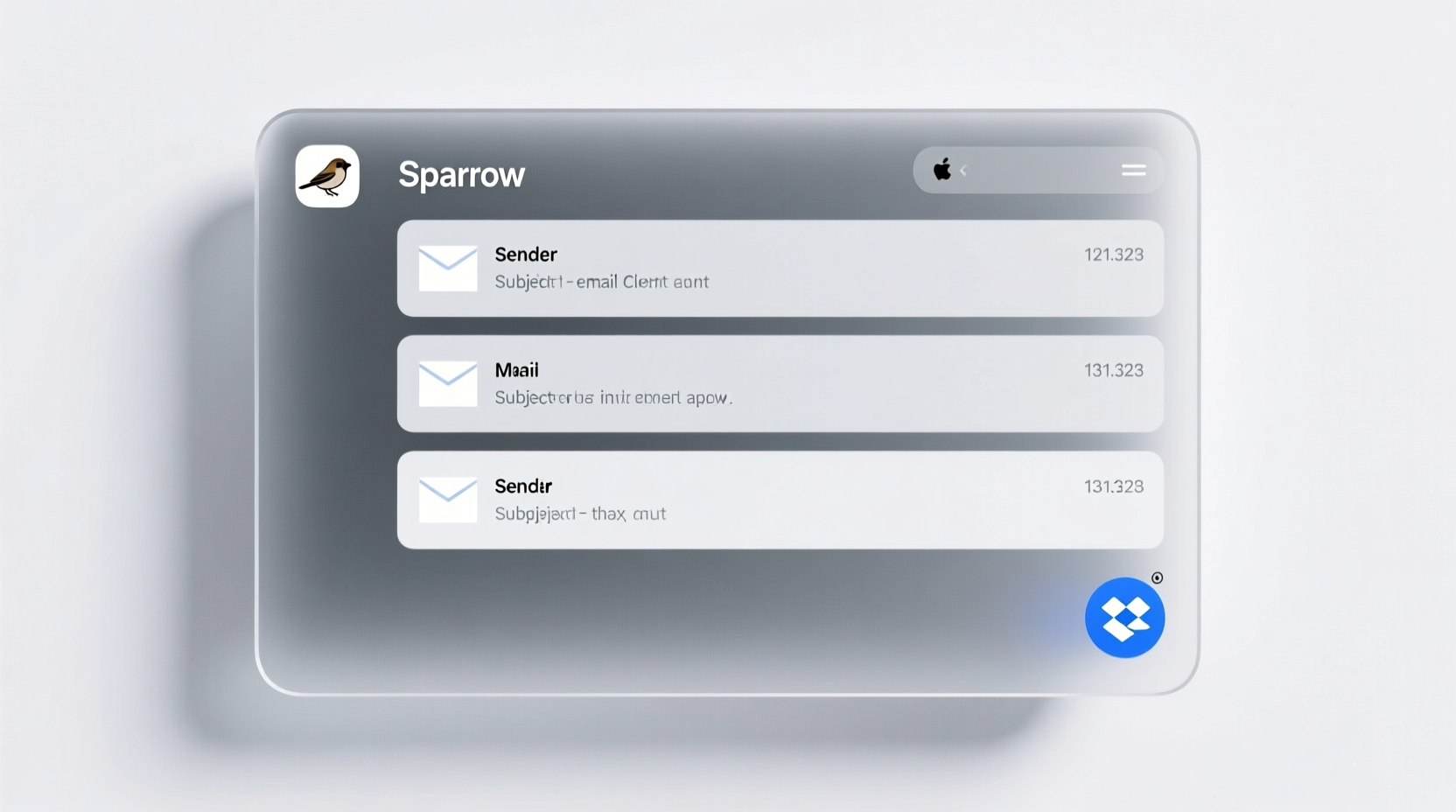 sparrow the minimalist mac email client adds dropbox