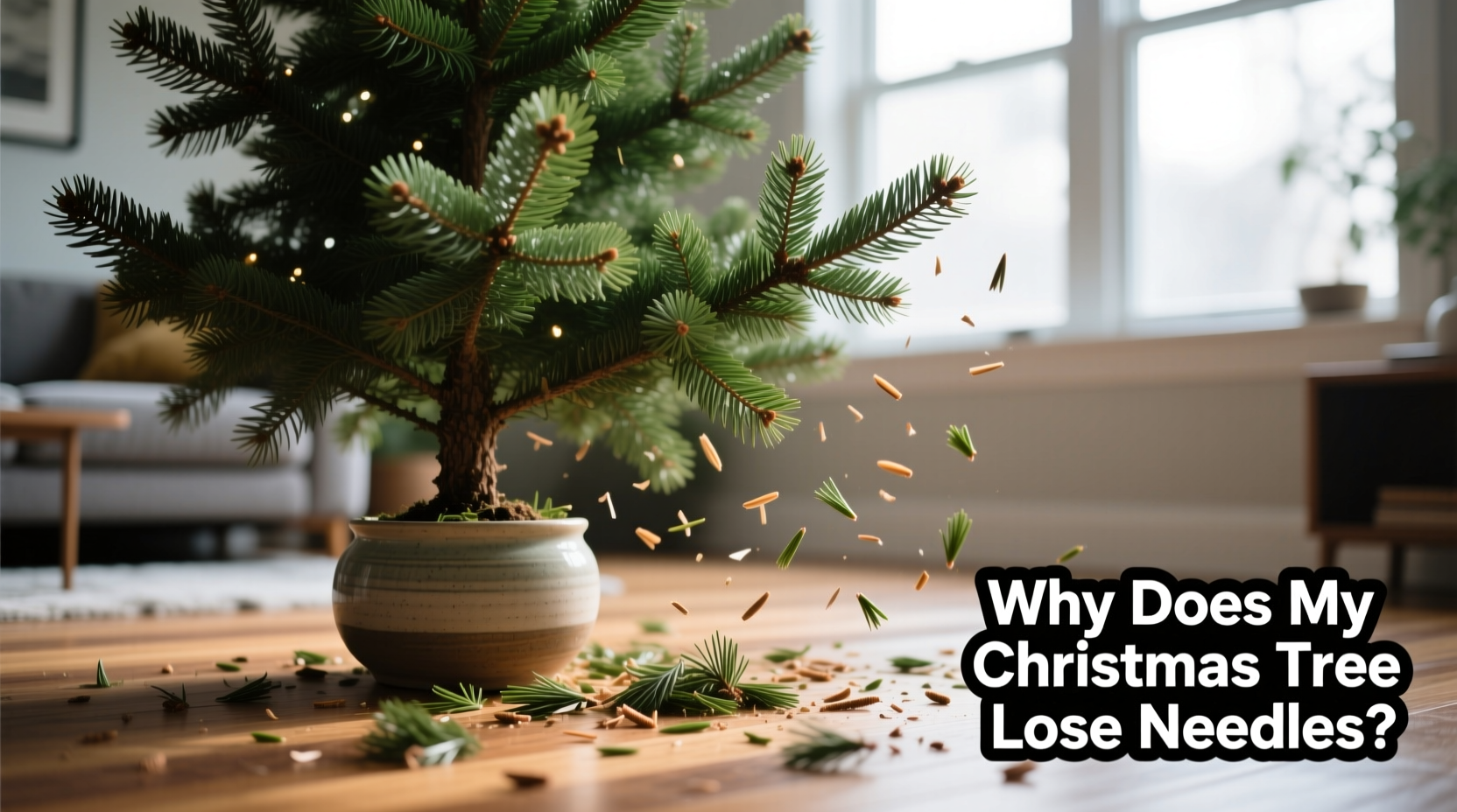 why does my christmas tree lose needles within days of bringing it home