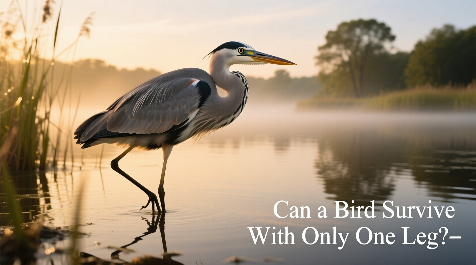 can a bird survive with only one leg