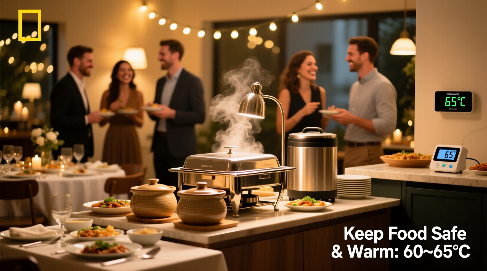 how to keep food warm at a party