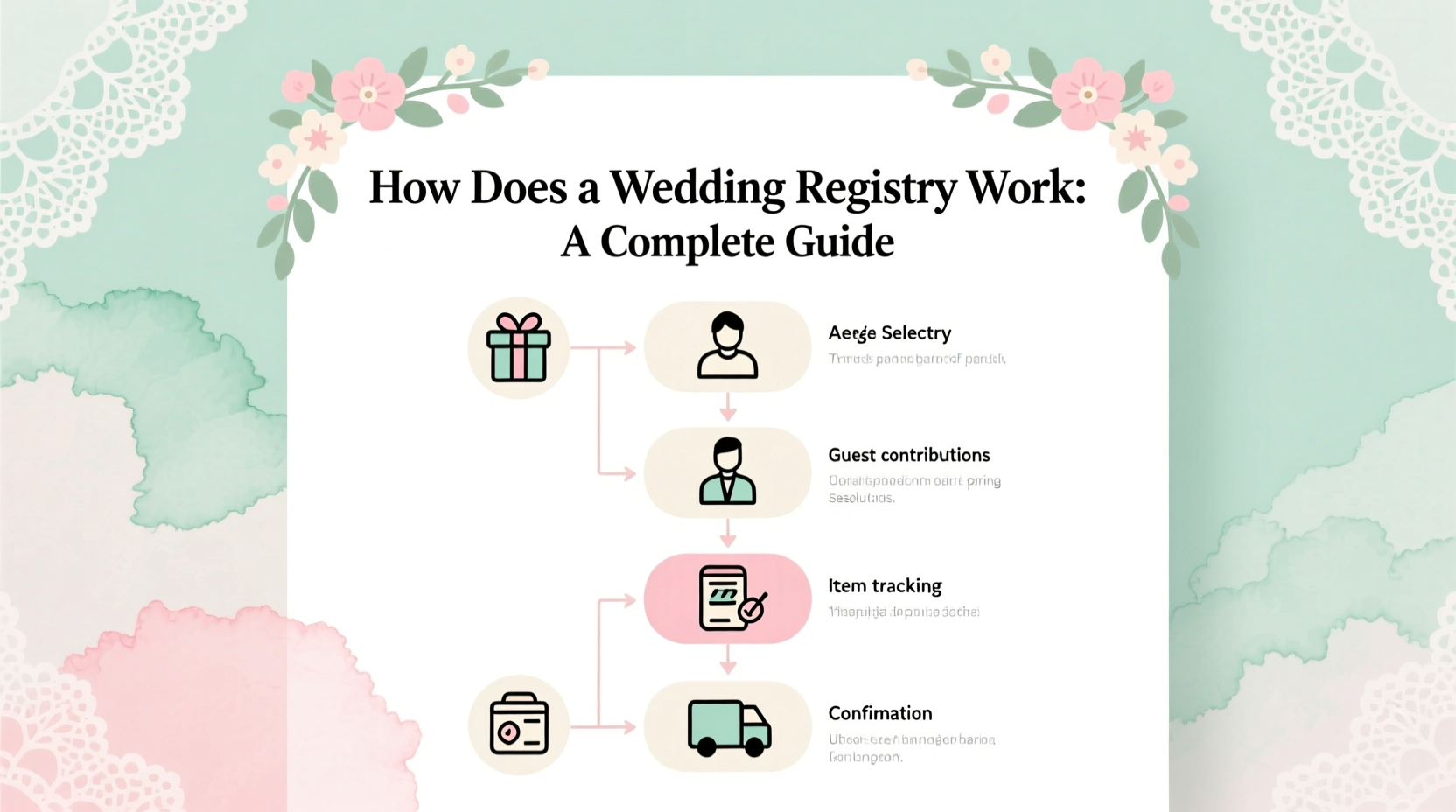 how does a wedding registry work