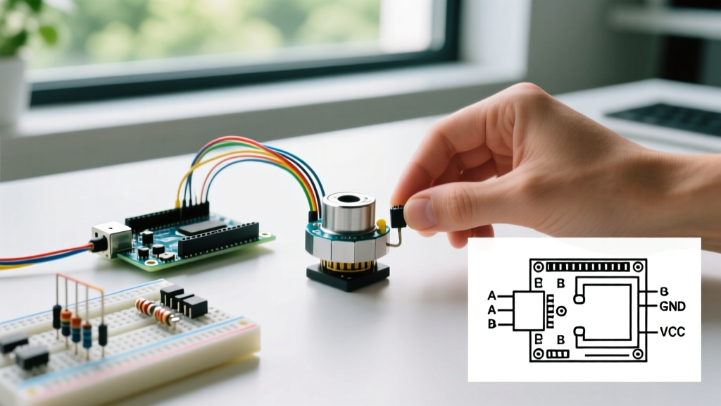 Shaft Encoder Arduino Configuration: Wiring and Code Guide