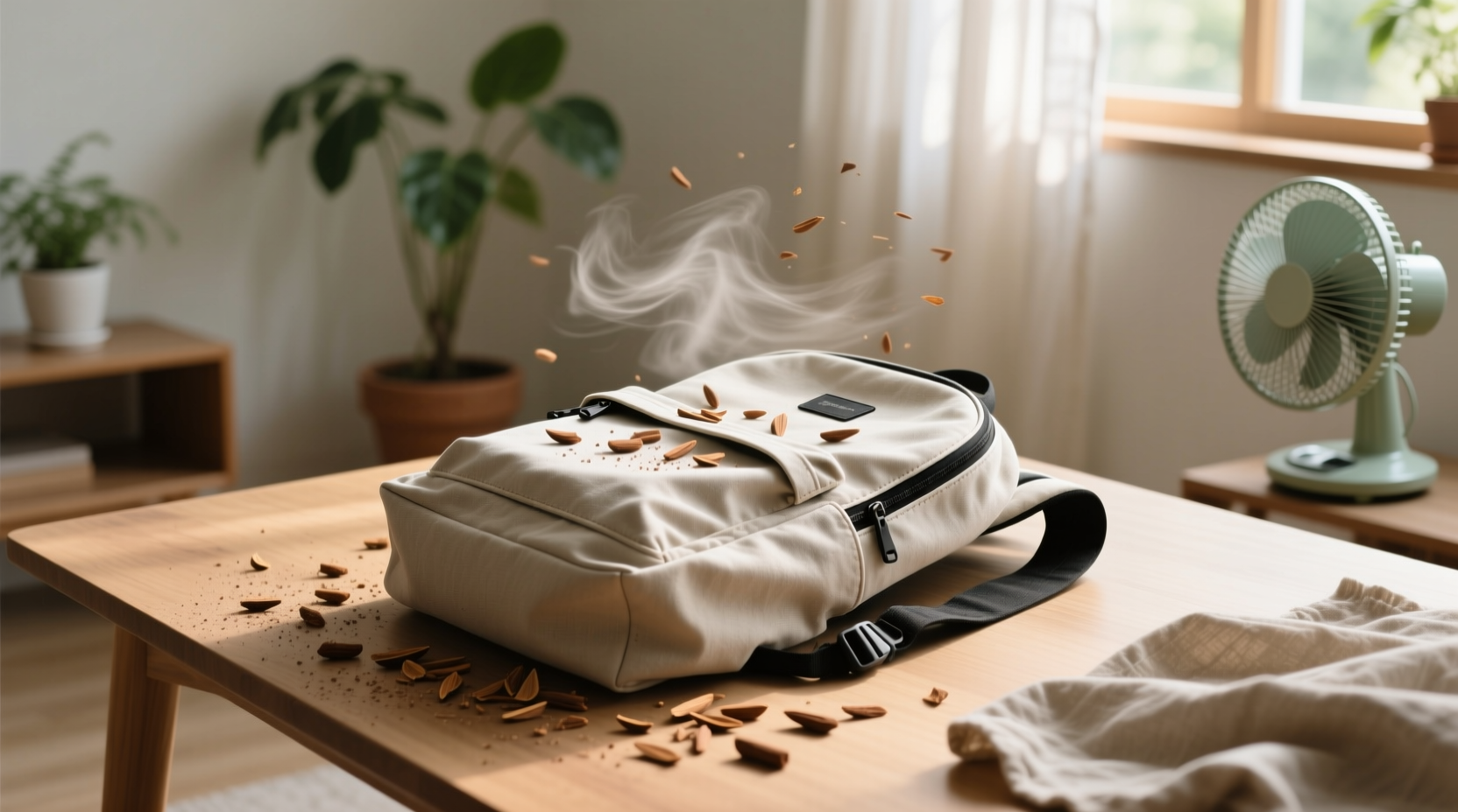 eco friendly cleaning deodorize canvas backpacks