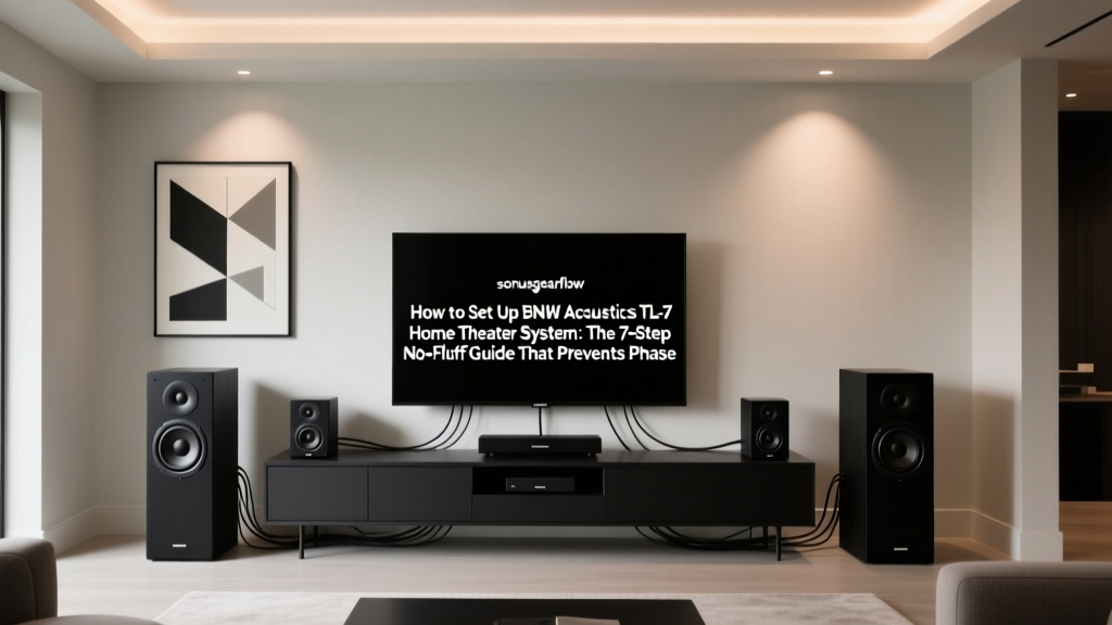BNW Acoustics TL-7 Setup Guide: Engineer-Vetted Steps
