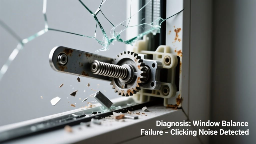 Window Balance Broken Making Clicking Sound: Quick Diagnosis