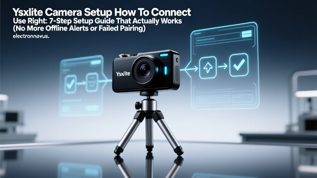 Ysxlite Camera Setup How To Connect Use Right: 7-Step Setup Guide That Actually Works (No More Offline Alerts or Failed Pairing)