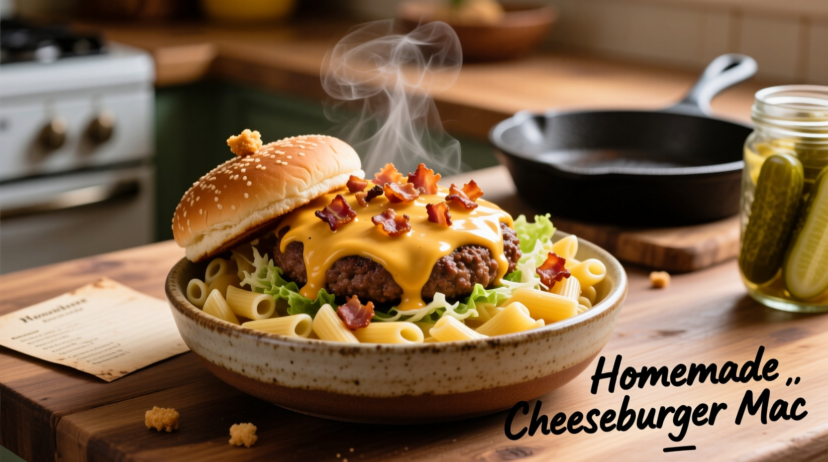 homemade cheeseburger mac