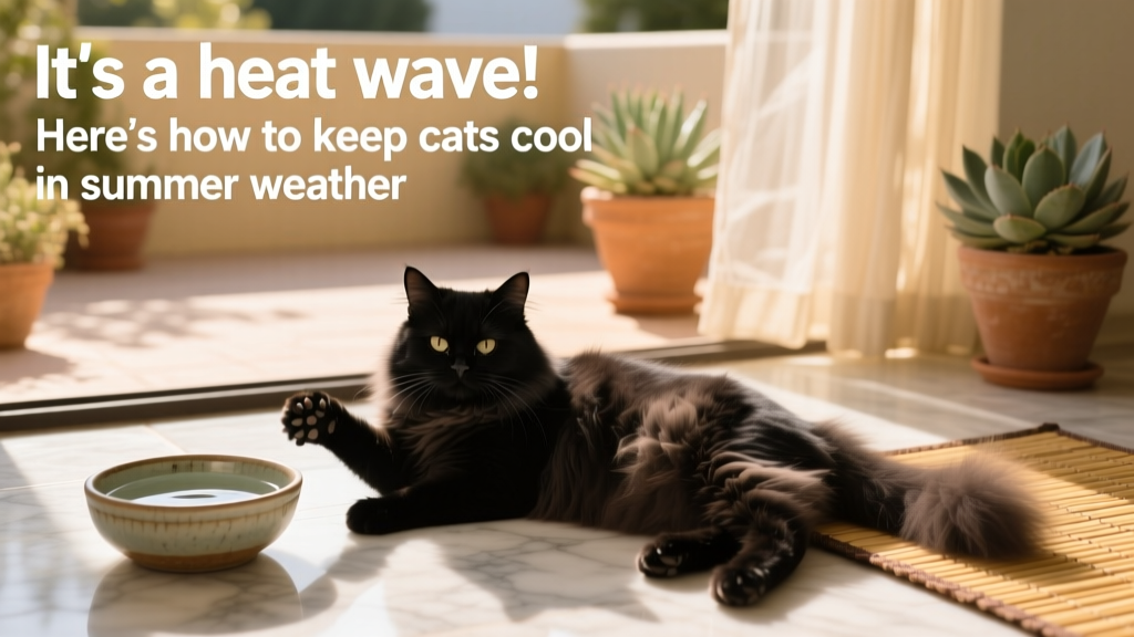 It's a Heat Wave! Here's How to Keep Cats Cool in Summer Weather