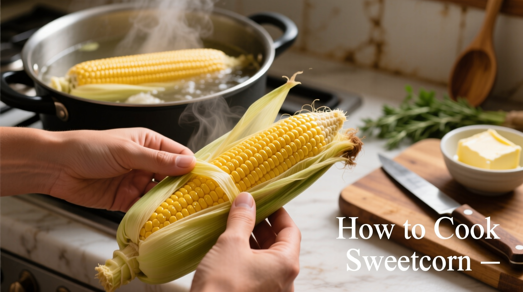 how do i cook sweetcorn