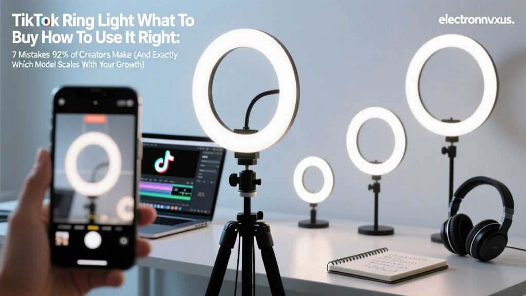 TikTok Ring Light What To Buy How To Use It Right: 7 Mistakes 92% of Creators Make (And Exactly Which Model Scales With Your Growth)