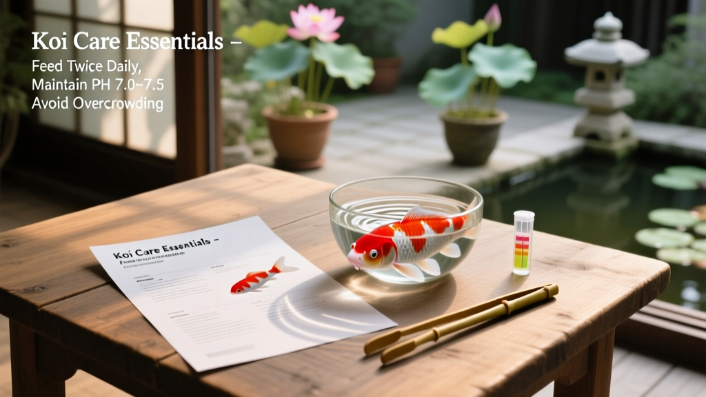 Koi Fish Care Sheet