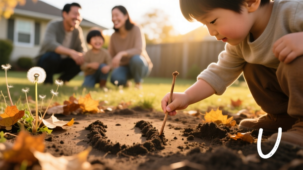 Trace the Words with Letter U: A Developmentally Grounded Guide for Parents Supporting Early Literacy