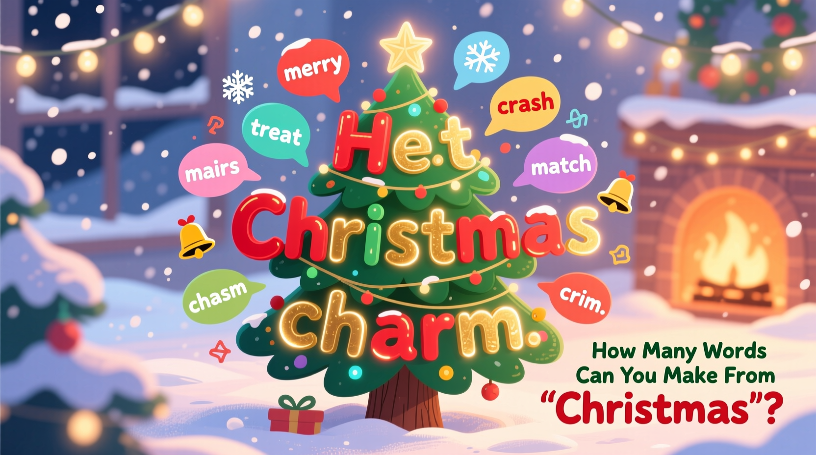 how many words can you make out of christmas