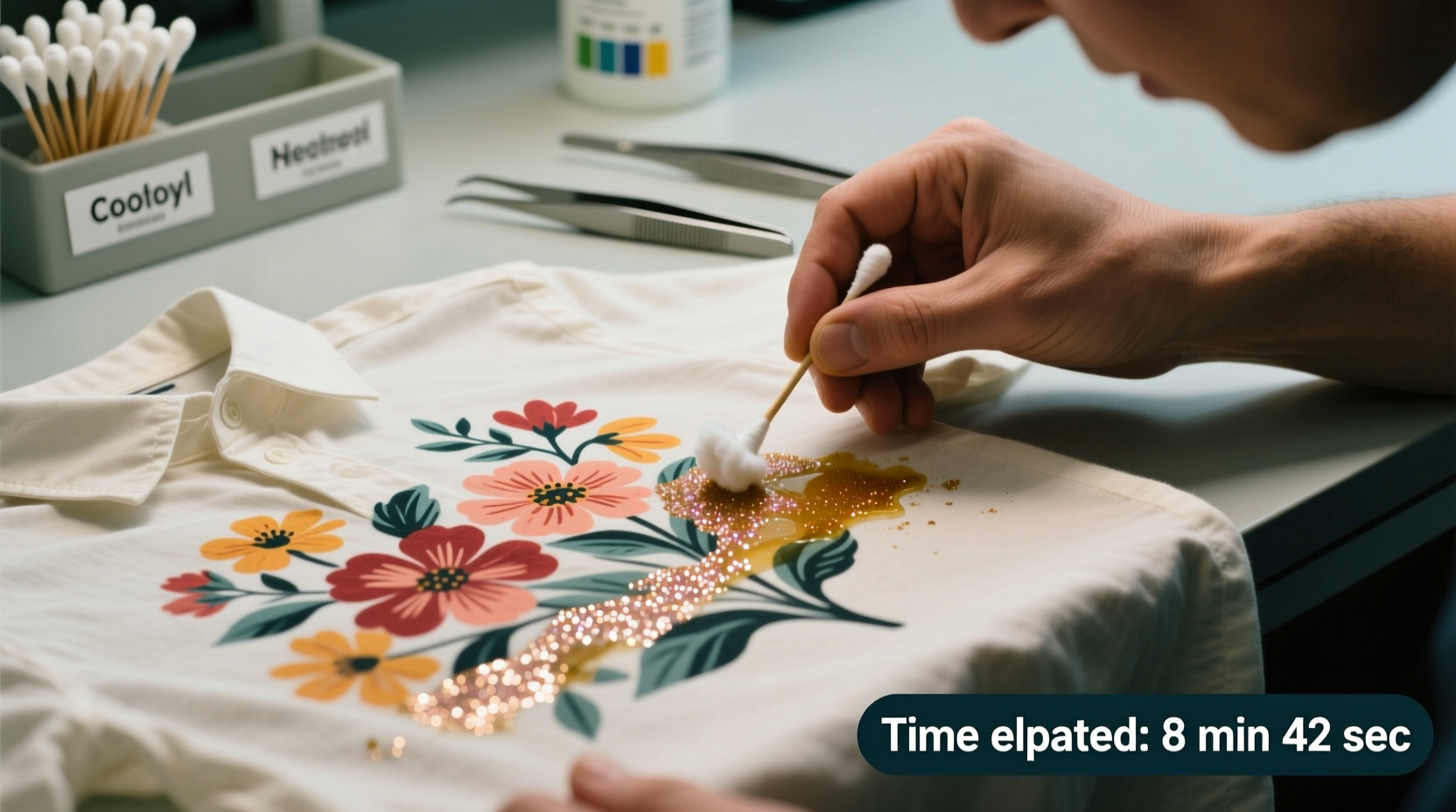 Glitter Glue Removal Without Damaging Screen Prints