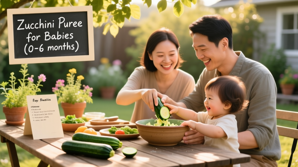 Zucchini Recipes for Babies: Nutritionally Balanced, Developmentally Appropriate First Foods (Ages 6–24 Months)