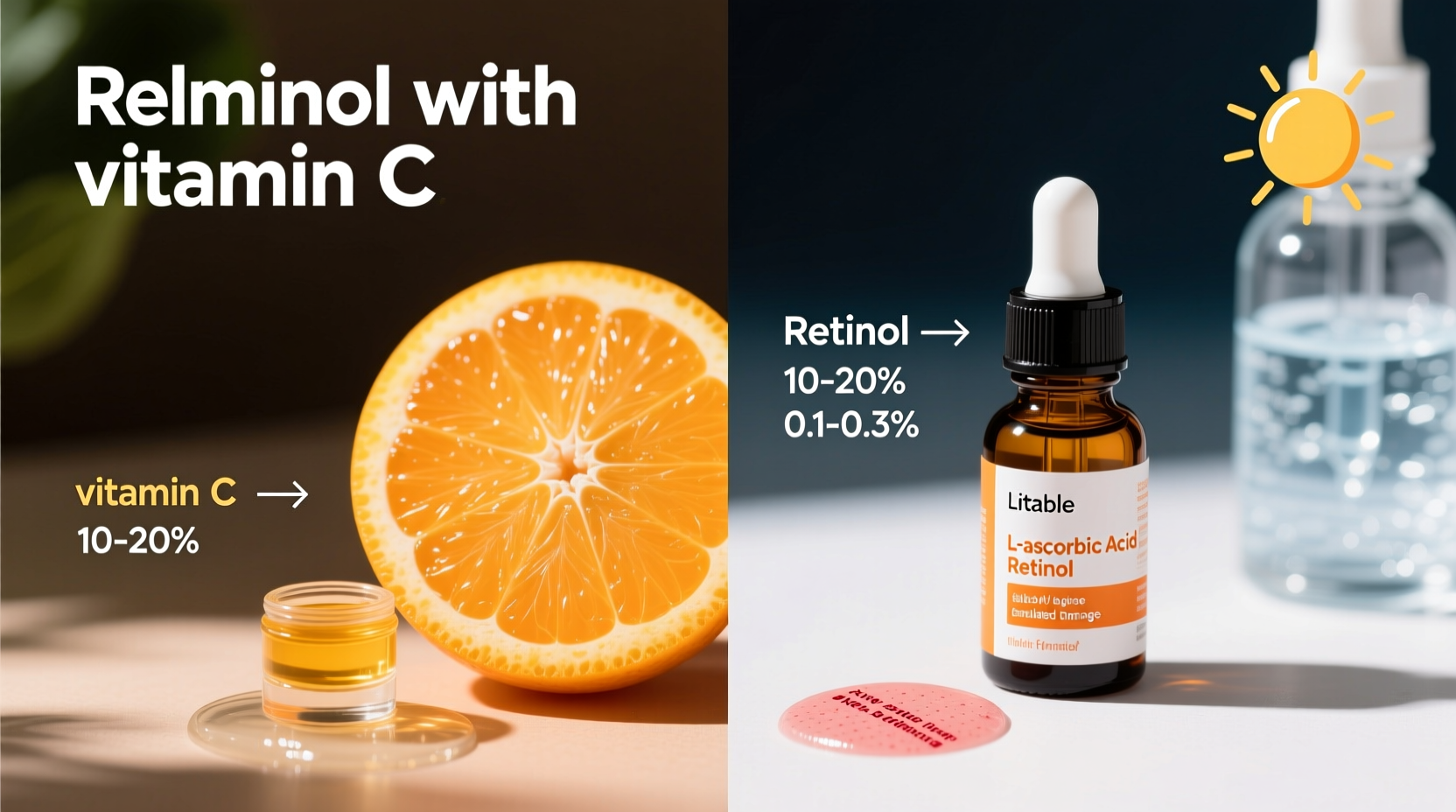 can you use retinol with vitamin c combining actives safely