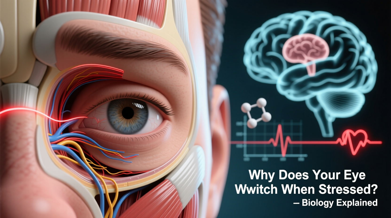 why does my eye twitch when i am stressed biology explained