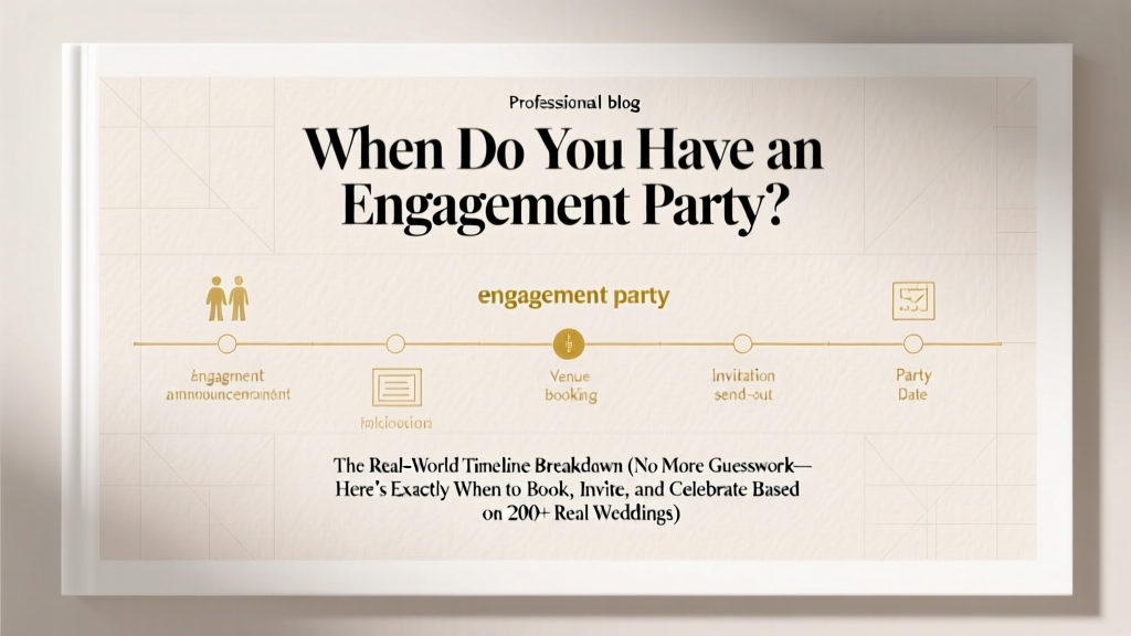 Engagement Party Timeline: When to Book & Celebrate (2026)
