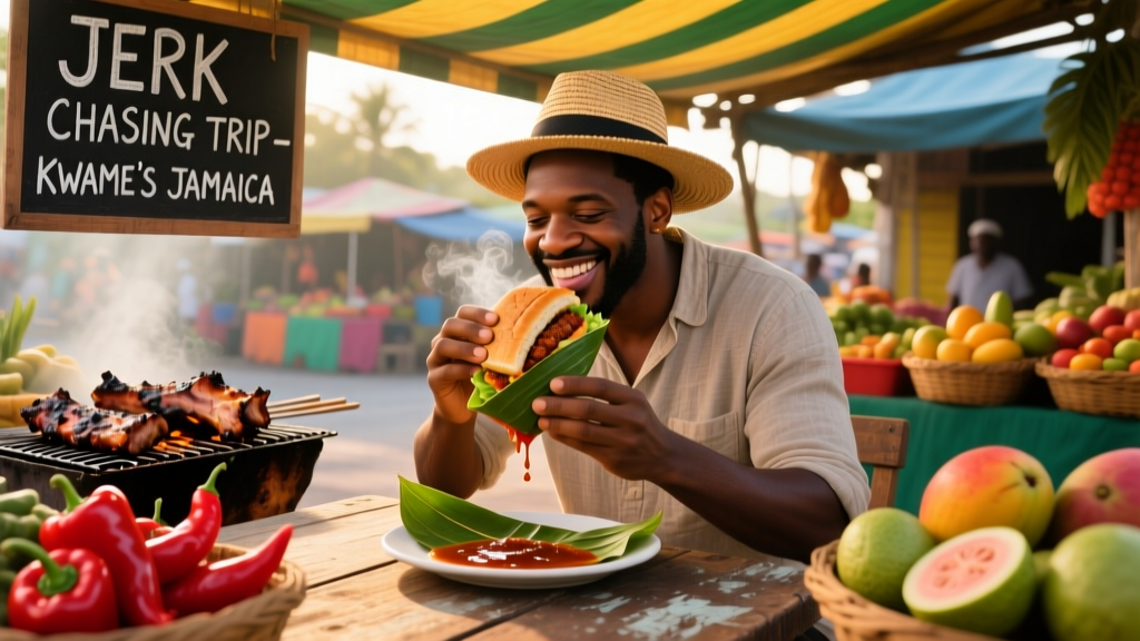 Where Chefs Eat on Vacation: Kwame Onwuachi’s Jerk-Chasing Trip to Jamaica