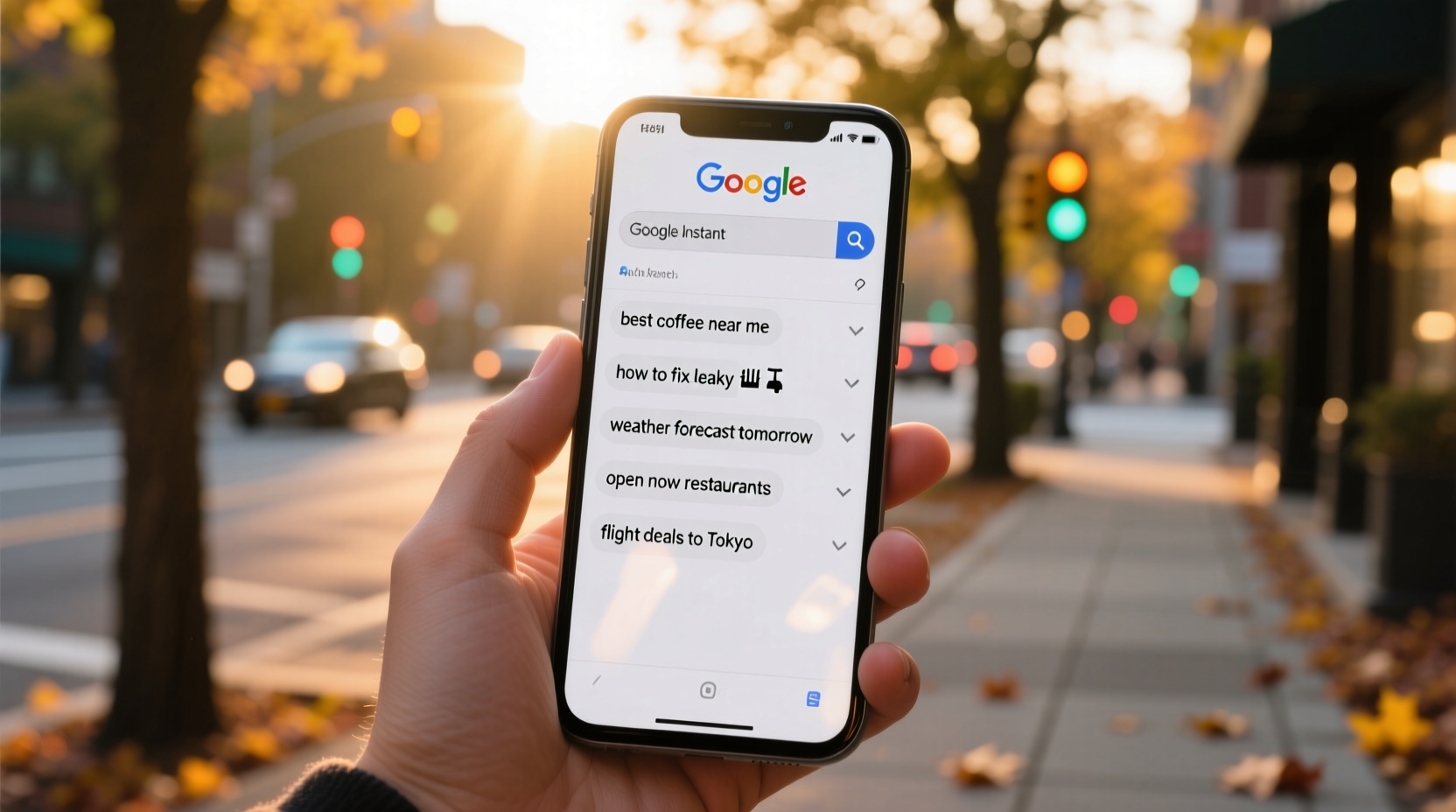 google instant mobile searches that make sense