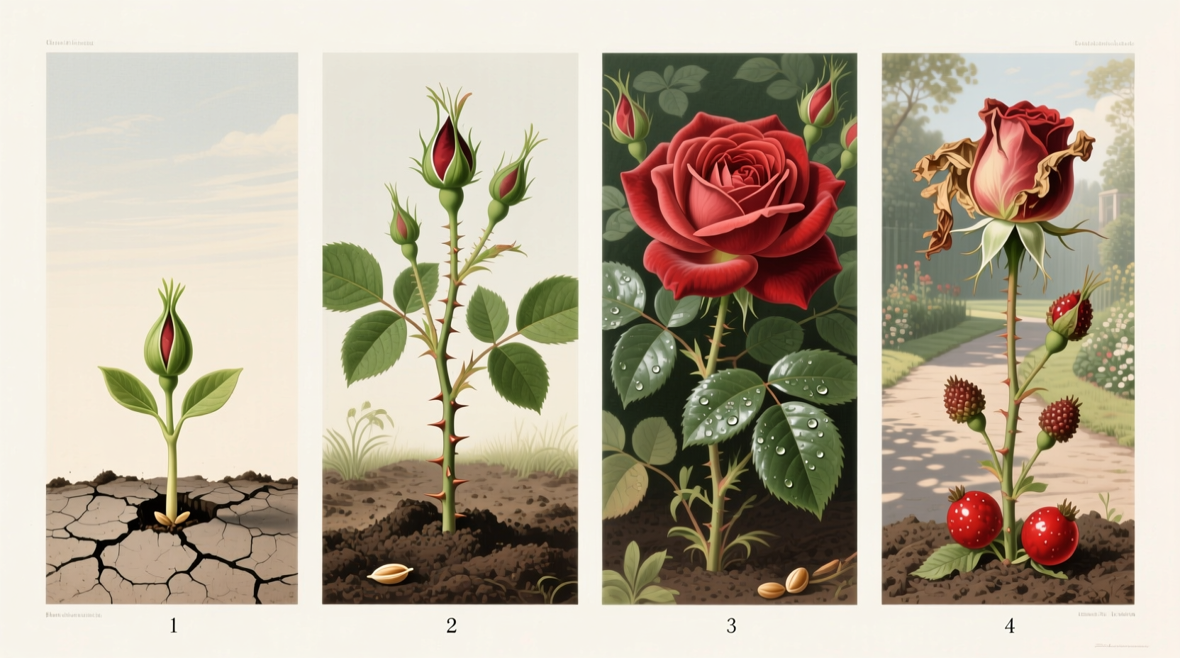 rose growth stages