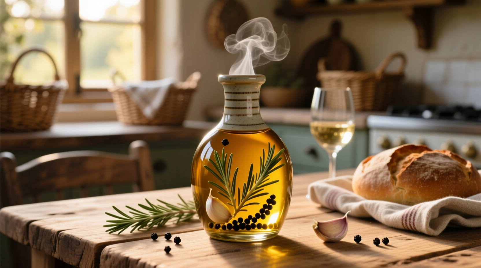 Create a Quick Infused Olive Oil Before Dinner (No Heat, No Risk)