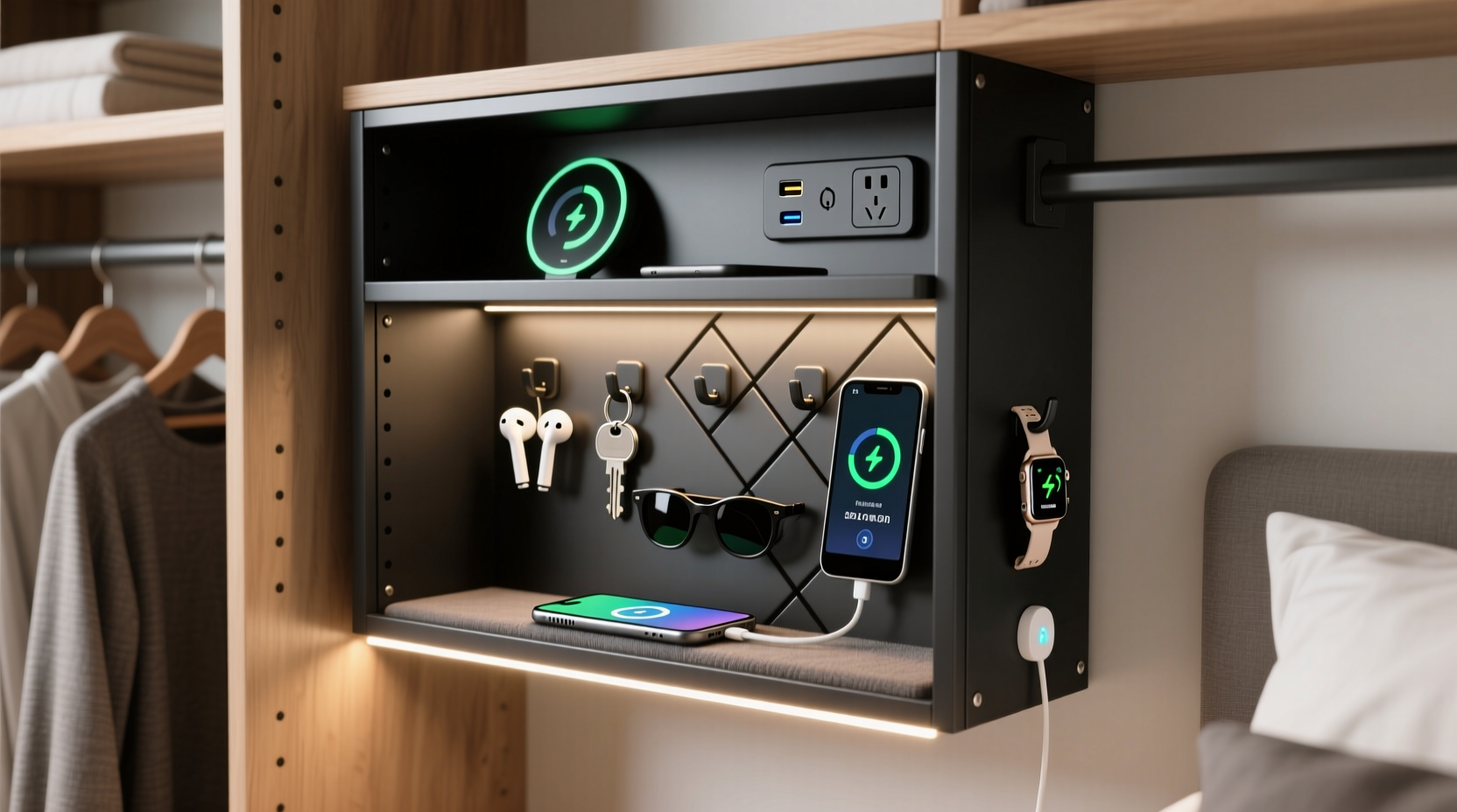 closet organization tips build a command center in minutes