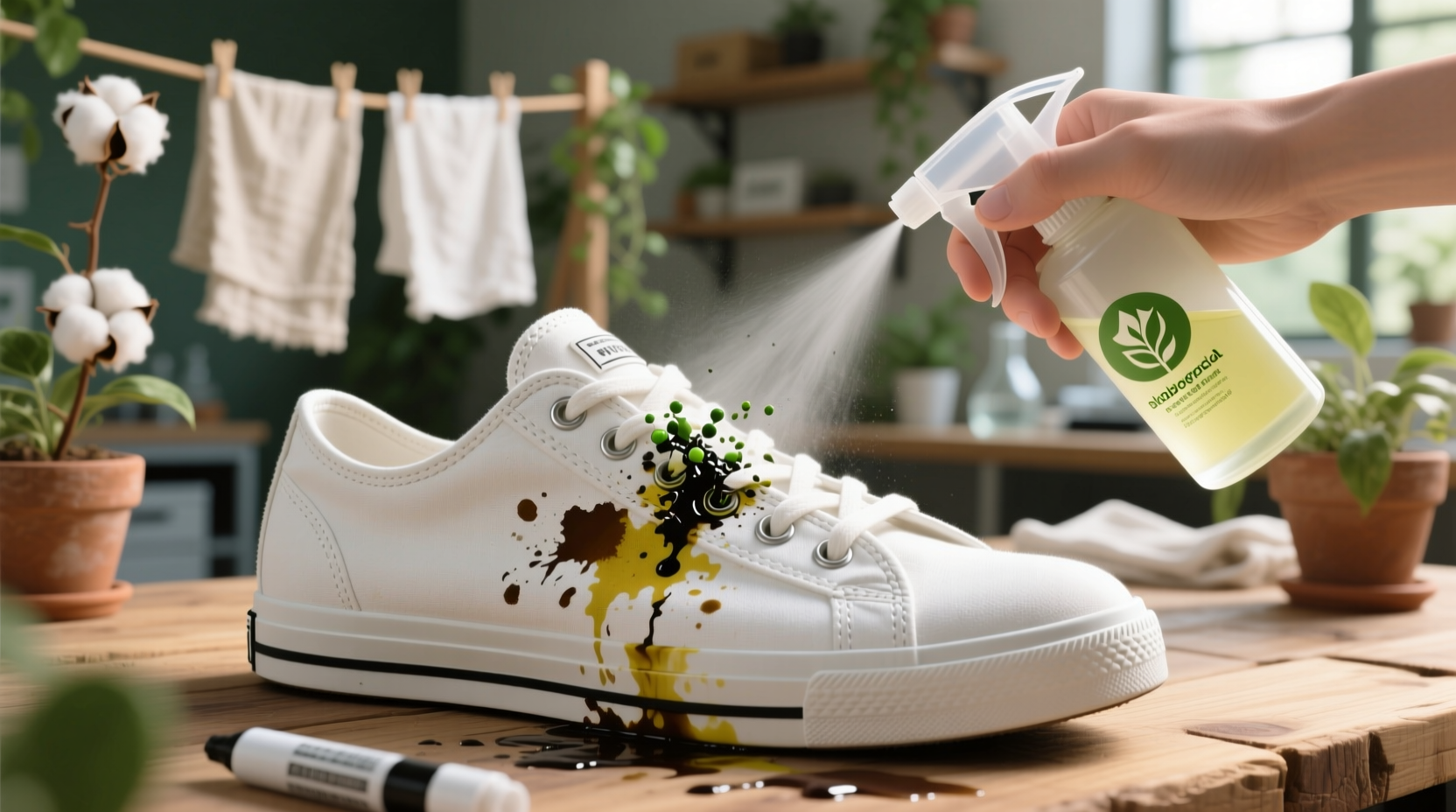 eco friendly cleaning tips remove marker stains with plant enzymes