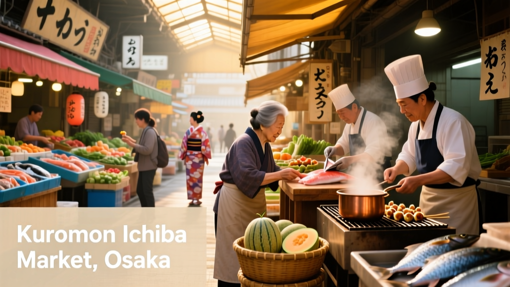 Kuromon Ichiba Market Osaka: A Living Archive of Osaka’s Culinary Soul
