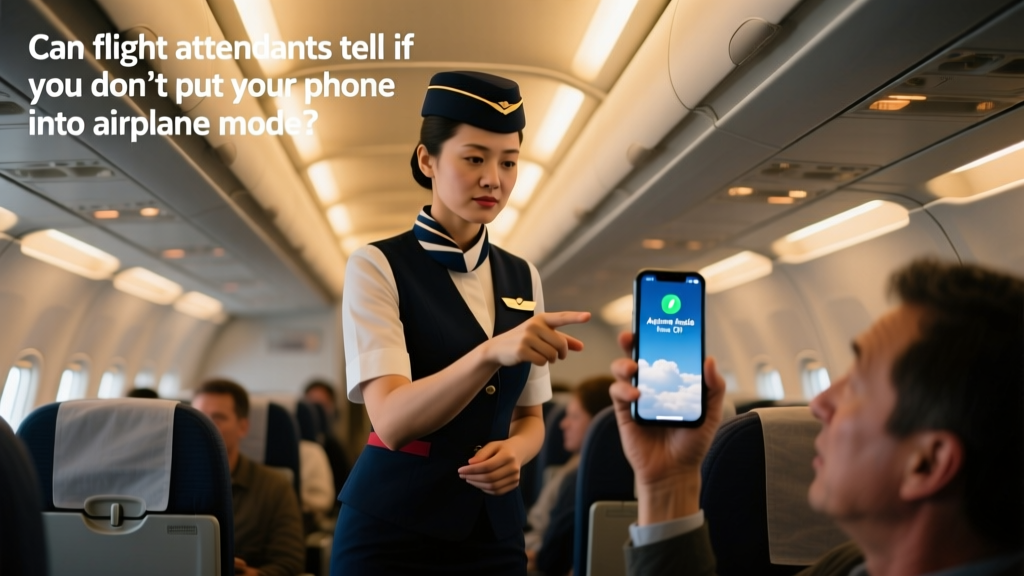 Can Flight Attendants Tell If You Don’t Put Your Phone Into Airplane Mode?