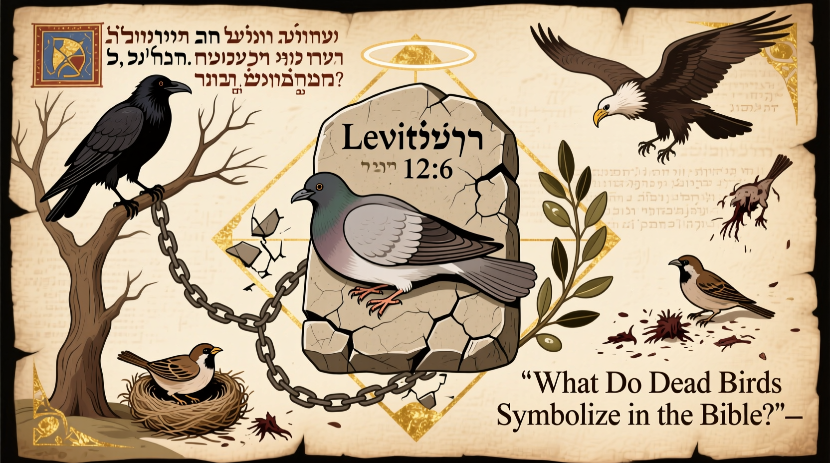 what do dead birds symbolize in the bible