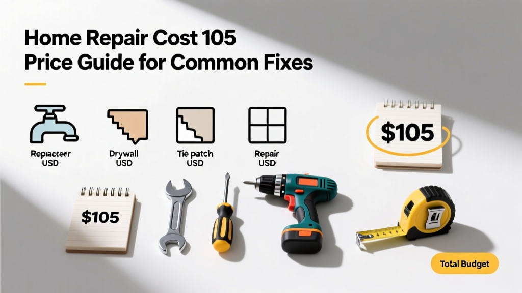 Home Repair Cost 105: Price Guide for Common Fixes