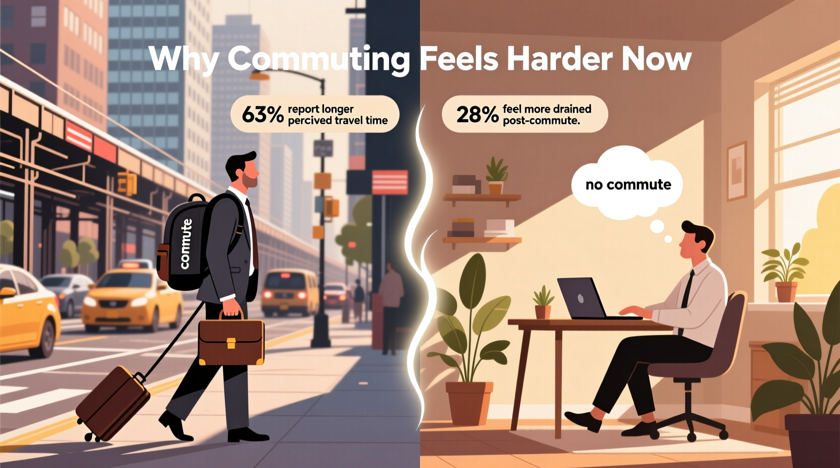 hybrid work vs remote work why the commute feels harder now