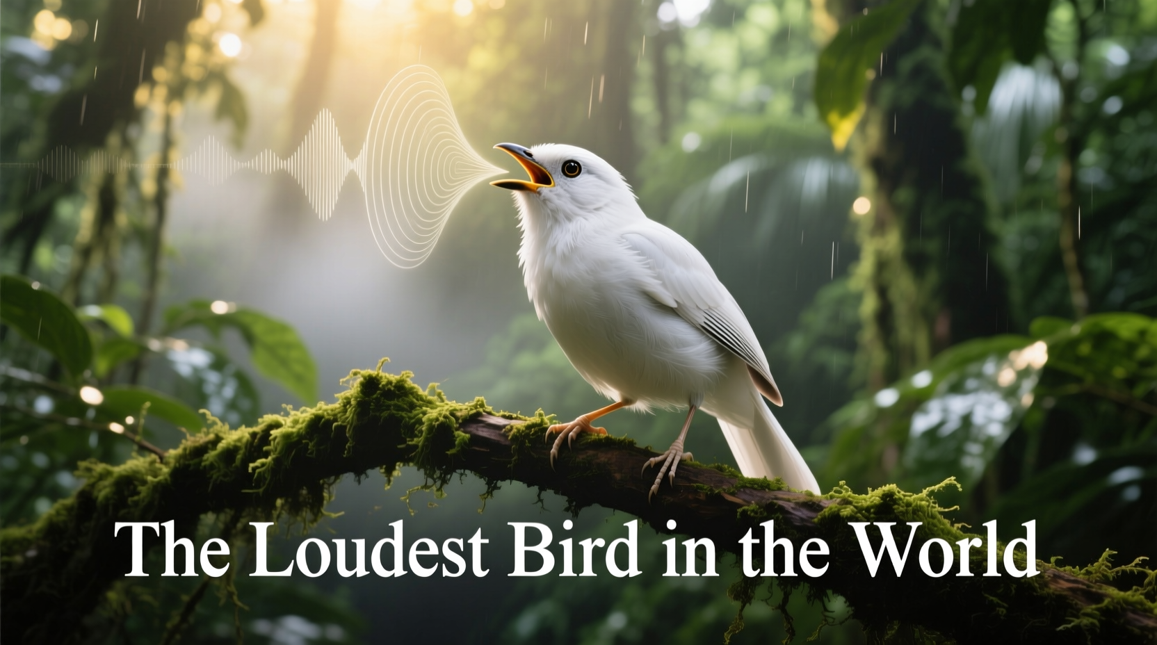 The Loudest Bird in the World: White Bellbird