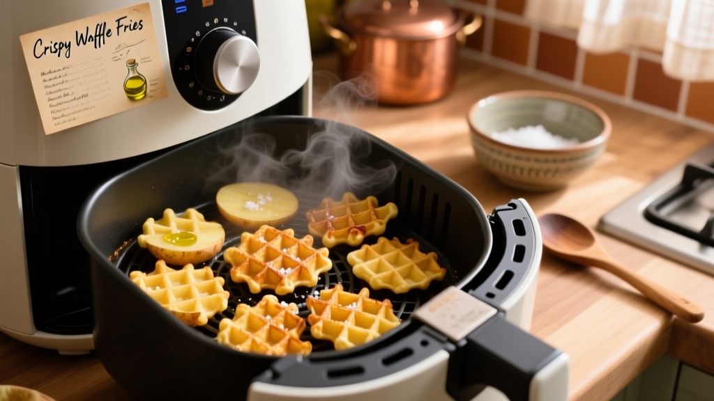 How to Make Crispy Waffle Fries in an Air Fryer