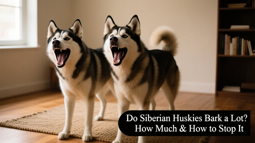 Do Siberian Huskies Bark a Lot? How Much & How to Stop It