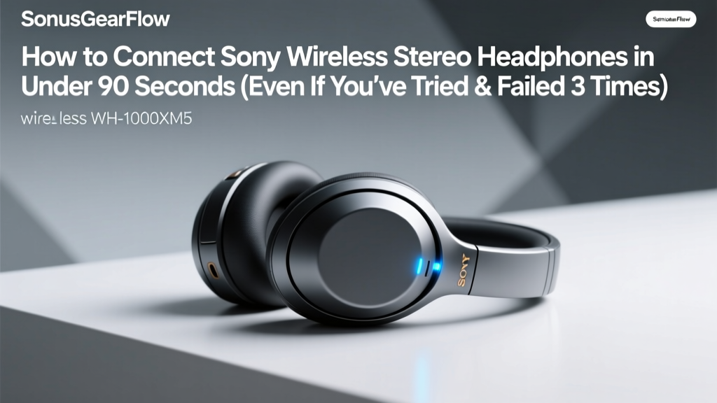 How to Connect Sony Wireless Stereo Headphones (2026)