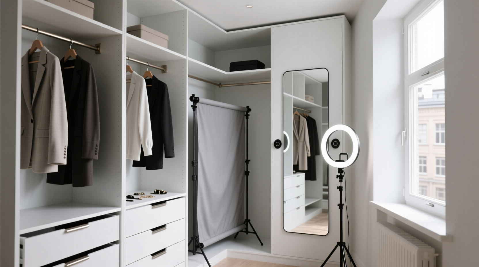 closet organization tips for outfit content