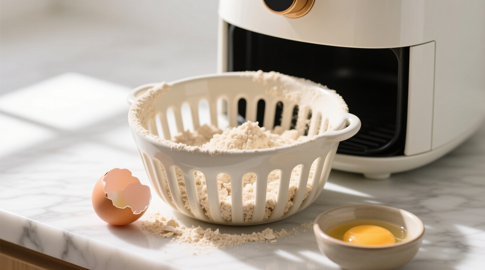 eco friendly cleaning eggshell air fryer basket hack