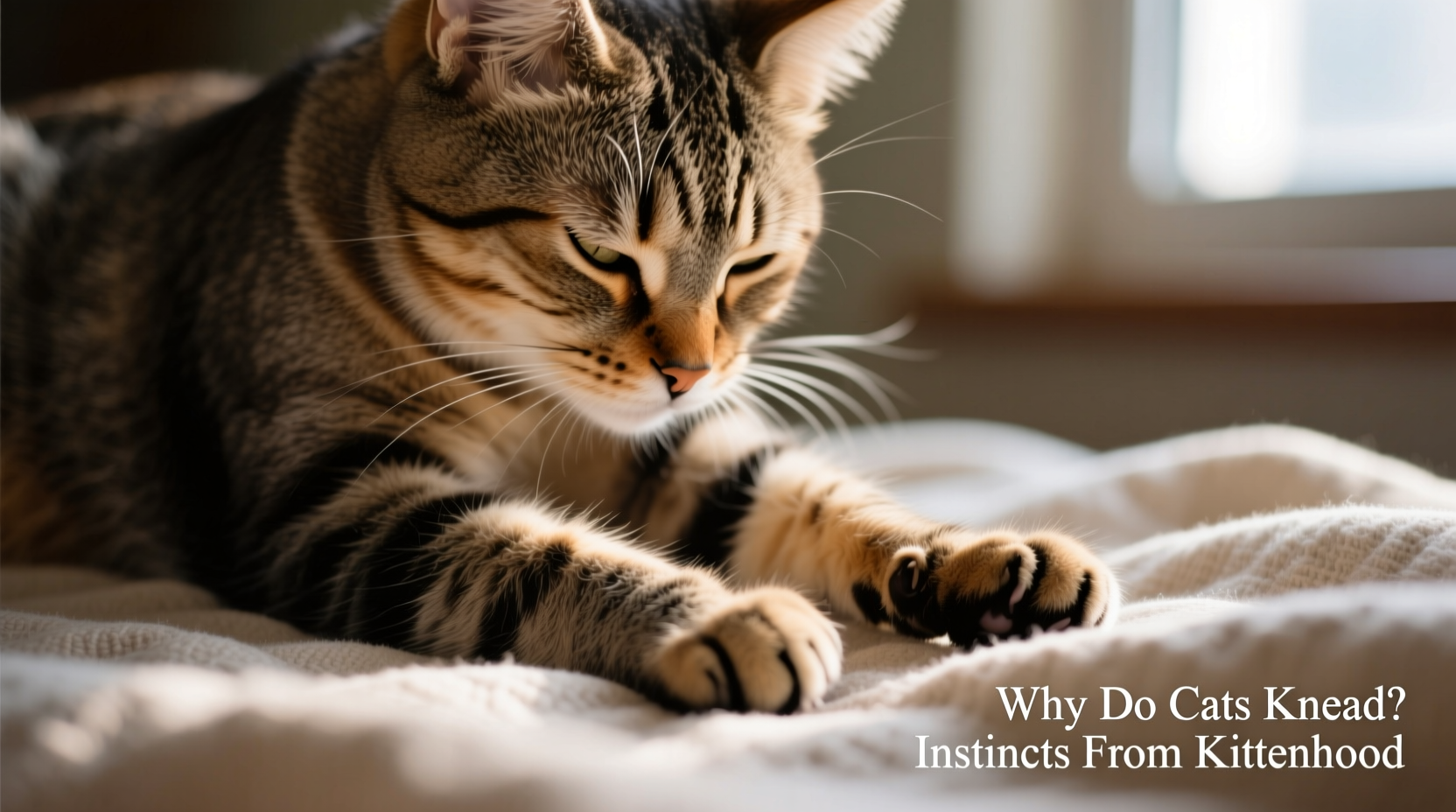 why do cats knead like kittens exploring instinctual behavior roots