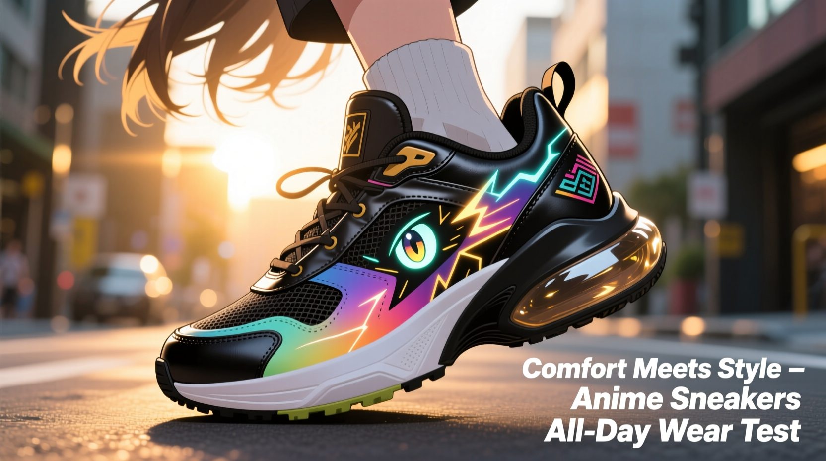 are anime sneakers comfortable enough for all day wear or just for looks