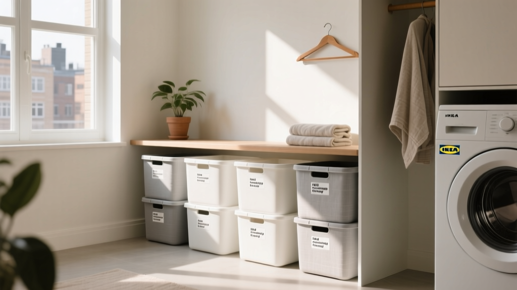 IKEA Laundry Storage: Smart, Rent-Friendly & Stylish