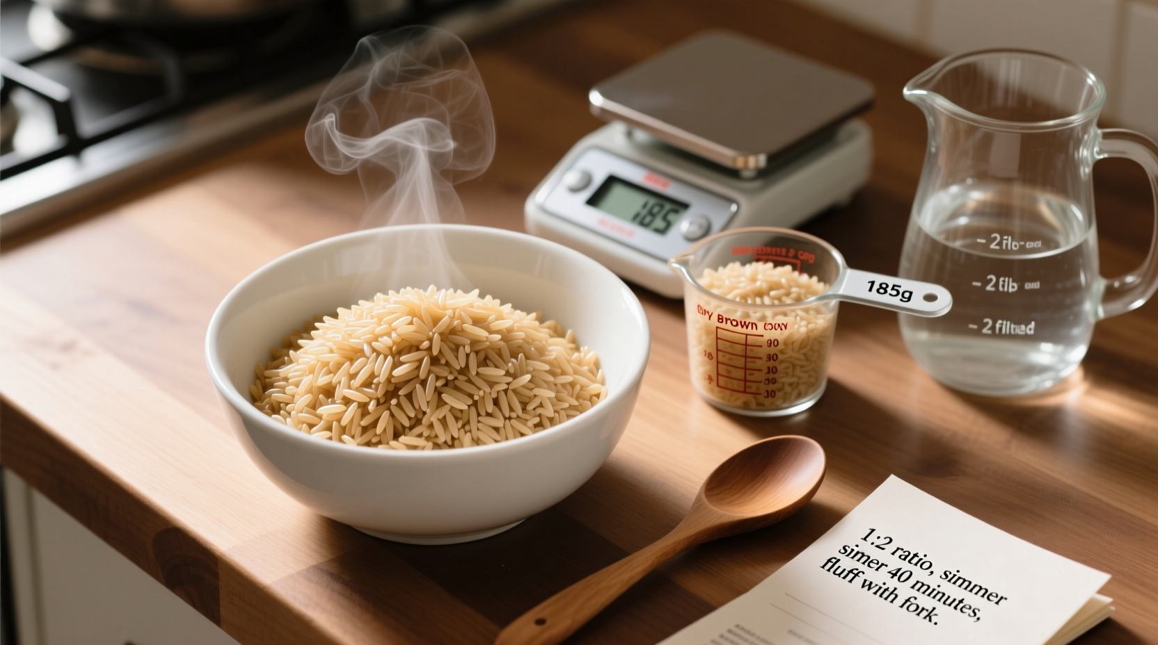 how to cook long grain brown rice