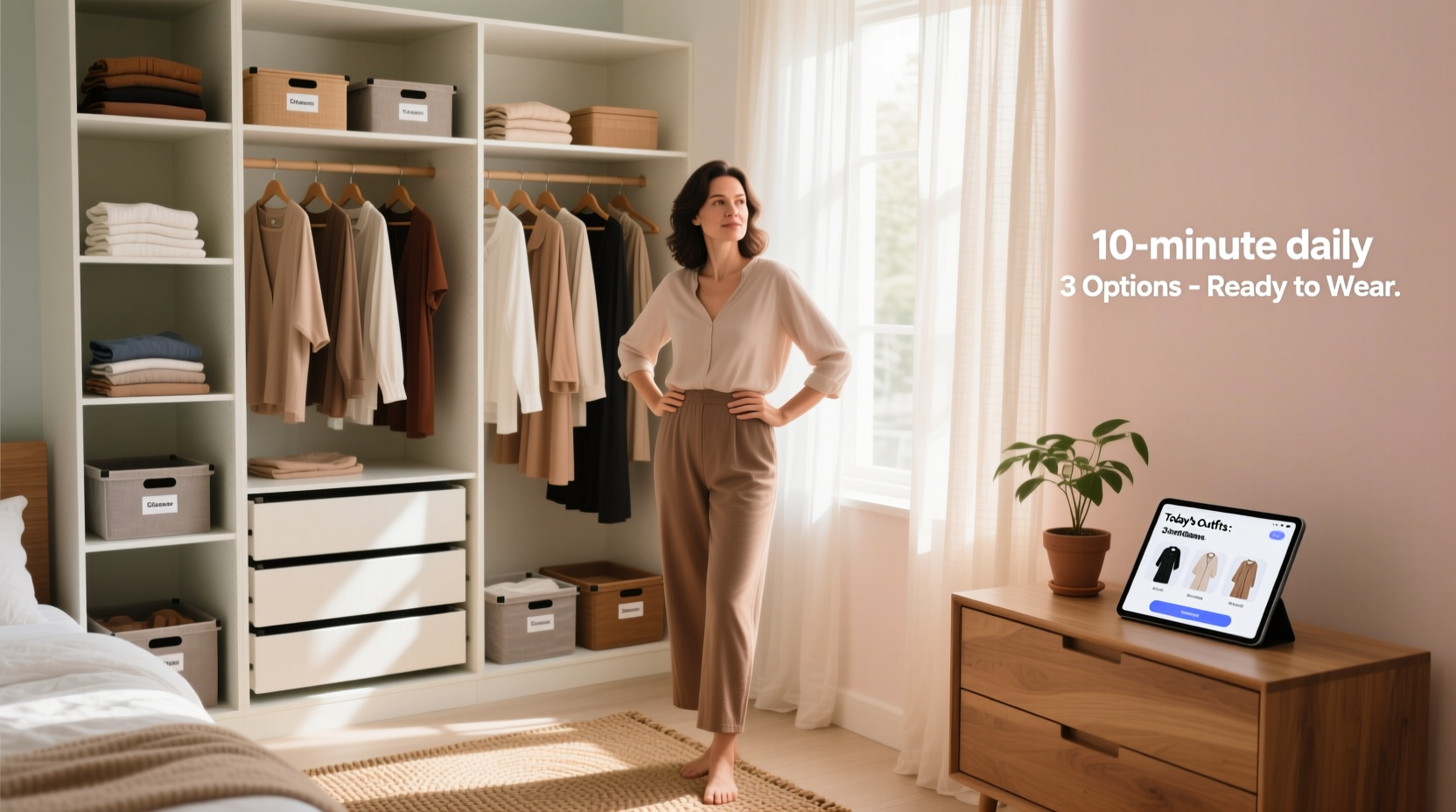closet organization tips digital vs analog for less anxiety