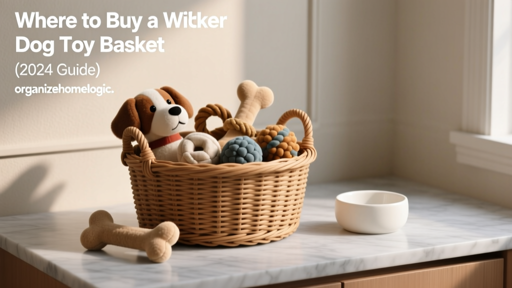 Where to Buy a Wicker Dog Toy Basket (2024 Guide)