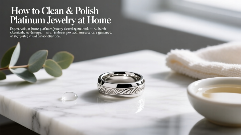 How to Clean & Polish Platinum Jewelry at Home