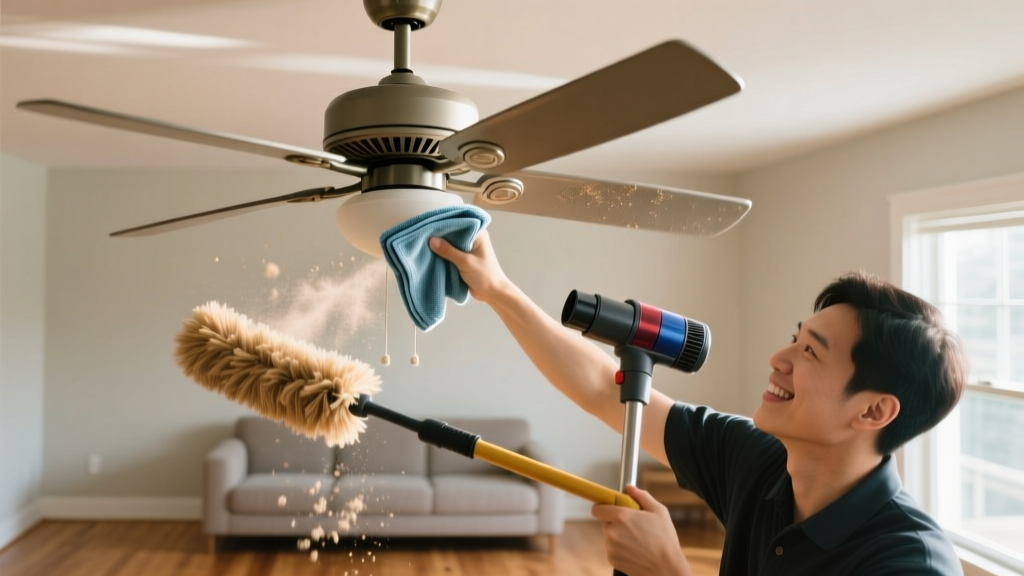 Proven: How to Clean Ceiling Fan Without Electricity